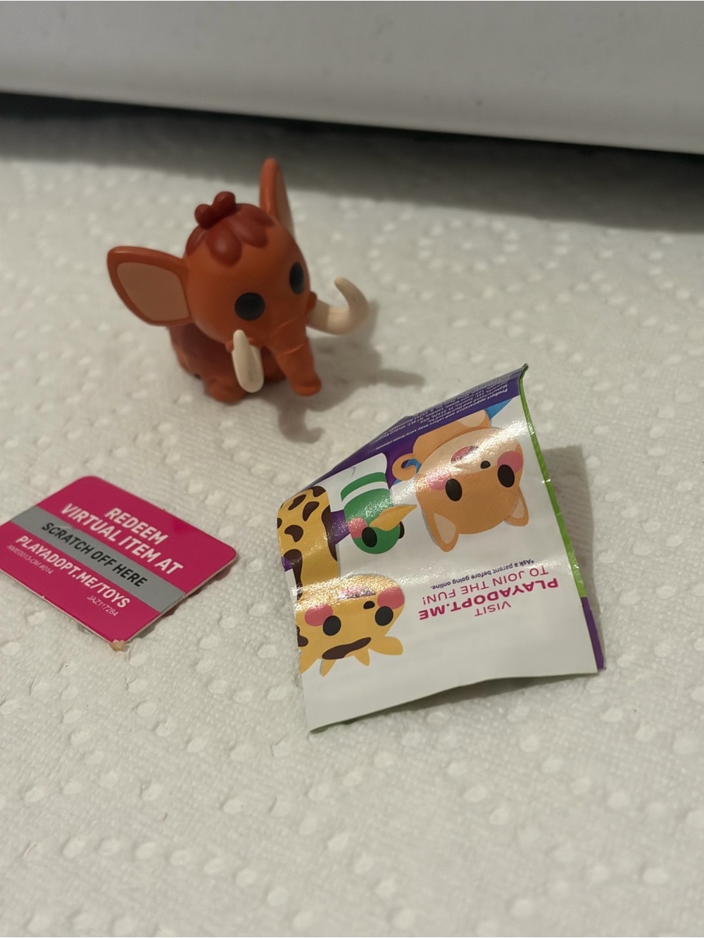 Adopt me mammoth figure WITH CODE NEW